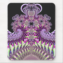 'Purple Fractal Fountain' mousepads