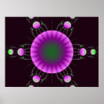 Purple Fractal Print