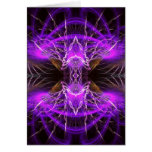 Purple Fractal Widow Card