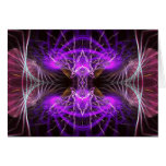 Purple Fractal Widow Card Purple Fractal Widow Card