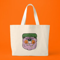 purple frankestein face bags