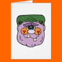 purple frankestein face cards