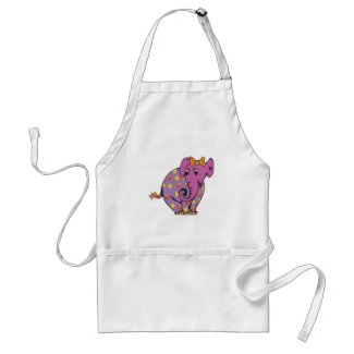 purple fruity elephant apron