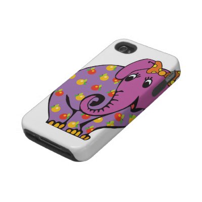 purple fruity elephant tough iphone 4 case Casemate_case purple fruity elephant tough iphone 4 case Casemate_case
