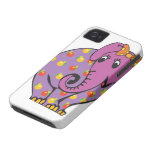 purple fruity elephant case-mate iphone 4 cases