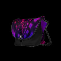 Purple Fun Rickshaw Messenger Bag messenger bags