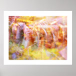 Purple fungi. posters