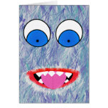 Purple Fuzz Monster Cards
