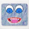 Purple Fuzz Monster Mousepads by wingedturtle Purple Fuzz Monster Mousepads