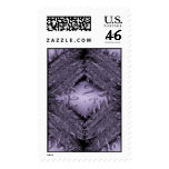 Purple Fuzz Postage Stamp