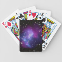 Purple Galaxy Cluster Bicycle® Playing Cards