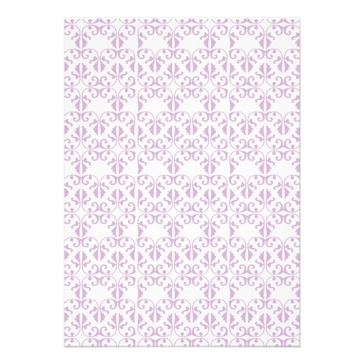 Purple Garden Bridal Tea Party Invitations Invites