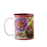 Purple Garden Party Mug mugs
