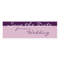 Purple Garden: Save the Date business cards by tiffjamaica Purple Garden: Save the Date business cards