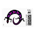 Purple Gecko postage