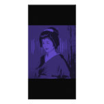 Purple Geisha Custom Photo Card