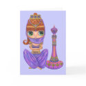 Purple Genie Doll Card by Blonde_Blythe Purple Genie Doll Card