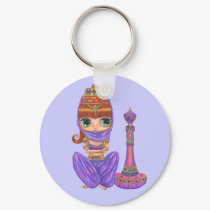 Purple Genie Keychain by Blonde_Blythe Purple Genie Keychain