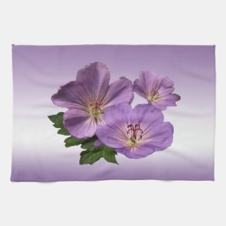 Purple Geranium Flowers