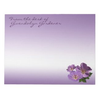 Purple Geranium Flowers