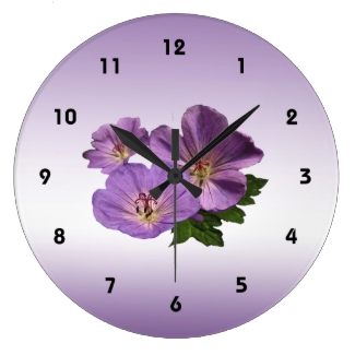 Purple Geranium Flowers