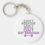 Purple "Get Enough" Keychains