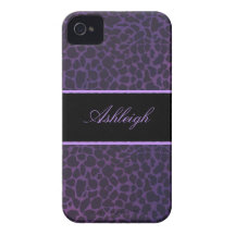 Purple Giraffe Casemate ID iPhone 4s Cases iPhone 4 Case