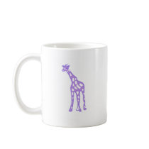 PURPLE GIRAFFE mugs by almawad PURPLE GIRAFFE mugs