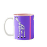 PURPLE Giraffe Coffee Mugs