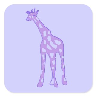 purple giraffe stickers