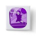 purple girl basketball logo