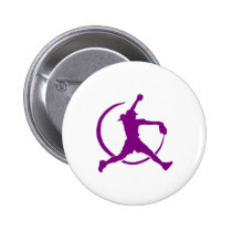 Purple Girl's "FAST PITCH SOFTBALL" image buttons