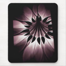 Purple Glass Flower Sculpture Mousepad mousepads