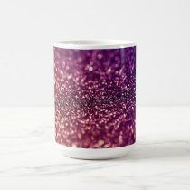 Purple glitter gem bling bling sparkle girly mugs mugs