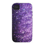 Purple Glitter look iPhone 4 Covers