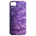 Purple Glitter look iPhone 5 Cases