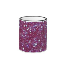 Purple Glitter Mug