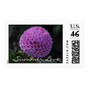Purple Globe Dahlia Stamp by ggbythebay Purple Globe Dahlia Stamp