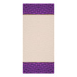 Purple Glory Snakeskin Inspired Pattern Personalized Rack Card