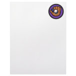 purple glove with ball custom letterhead