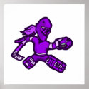 Purple Goalie Girl