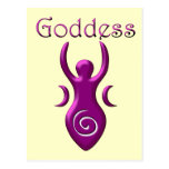 Purple Goddess Post Card