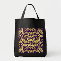 Purple & Gold Masquerade Mask Treat Halloween Bag