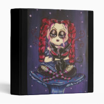Purple Gothic Fairy Binder binders