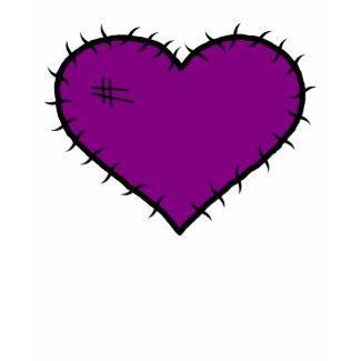 Purple Gothic Heart shirt