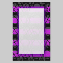 Purple Gothic Stationery