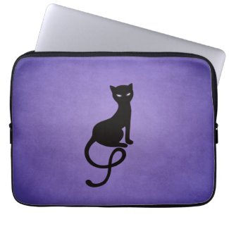 Purple Gracious Evil Black Cat
