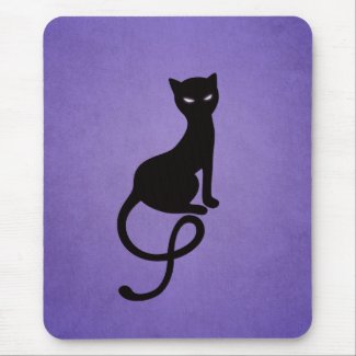 Purple Gracious Evil Black Cat