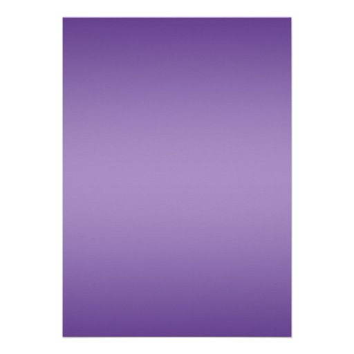 Purple Gradient Gold Butterflies 50th Anniversary Personalized Announcement
