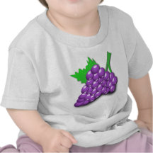 Purple Grape Cluster Tees